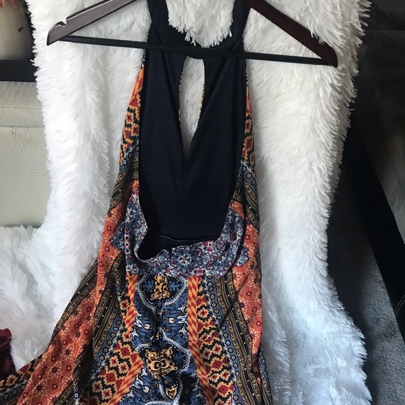 Women’s tribal boho Halter romper - Picture 6 of 10